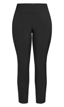 City Chic Black Tapered Trouser -Bold Fit Store 216219BLACK 5