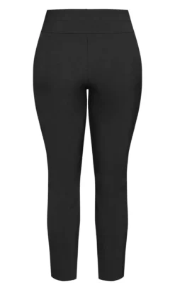 City Chic Black Tapered Trouser -Bold Fit Store 216219BLACK 6