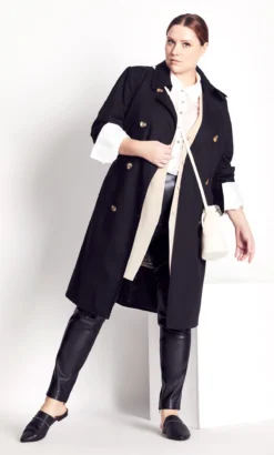 City Chic Refinity Black Sofia Pant -Bold Fit Store 216236BLACK 2