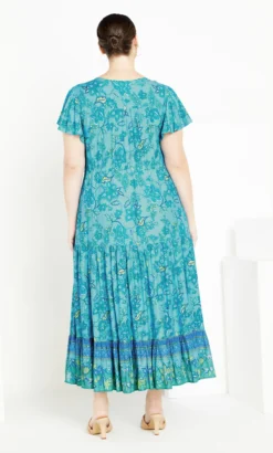 Avenue Blue Sandy Midi Dress -Bold Fit Store 216553AQUASEACHANGE 2