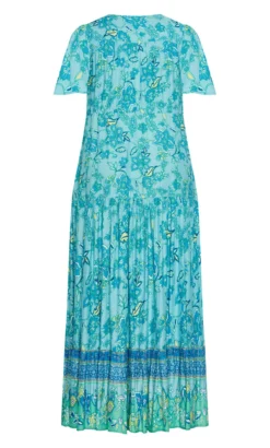 Avenue Blue Sandy Midi Dress -Bold Fit Store 216553AQUASEACHANGE 6
