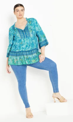 Avenue Blue Sea Change Top -Bold Fit Store 216554AQUASEACHANGE 2