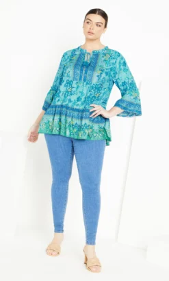 Avenue Blue Sea Change Top -Bold Fit Store 216554AQUASEACHANGE 3