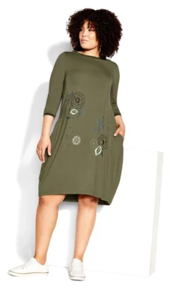 Avenue Zim & Zoe Green Pina Colada Dress