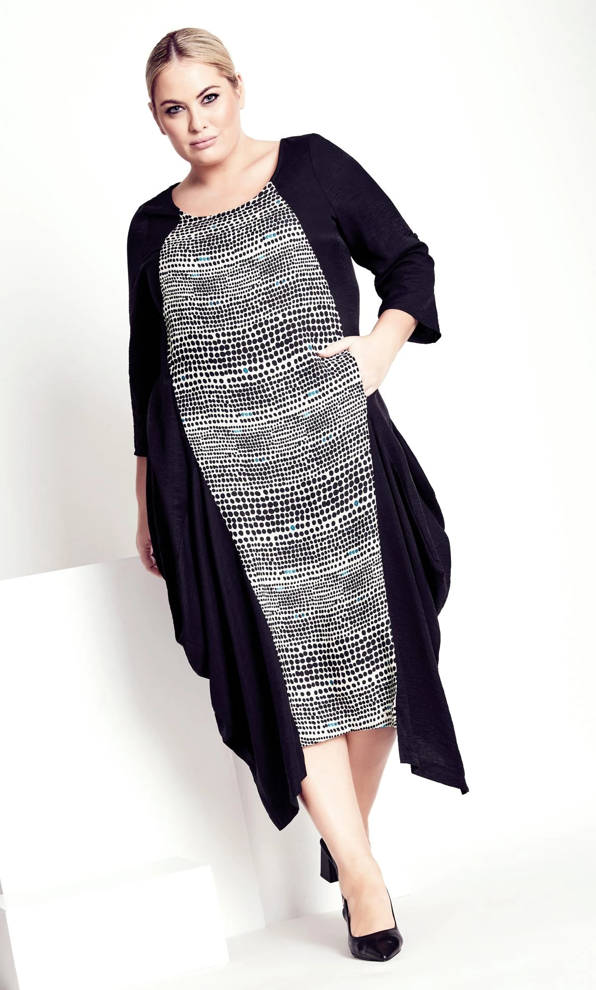 City Chic Manon Baptiste Black Gia Dress 2 City Chic Manon Baptiste Black Gia Dress - Image 2