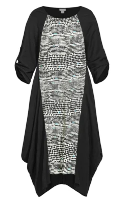 City Chic Manon Baptiste Black Gia Dress 8 City Chic Manon Baptiste Black Gia Dress -Bold Fit Store 216681BLCKSPOTIBEL 4