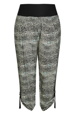 City Chic Manon Baptiste White Spotibel Trouser -Bold Fit Store 216691SPOTIBEL 6