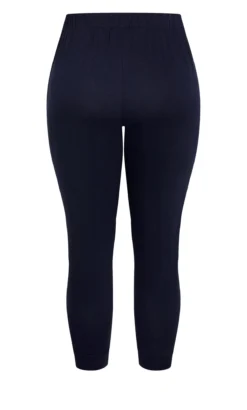 Avenue Zim & Zoe Navy Bamboo Crop Pant -Bold Fit Store 216774NAVY 8