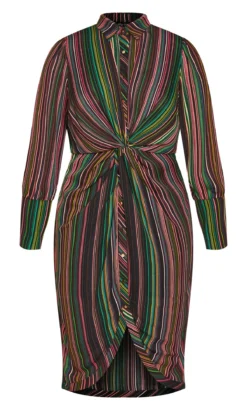 City Chic Multi Bethany Dress -Bold Fit Store 216860ILLUSION 5