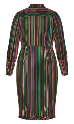 City Chic Multi Bethany Dress -Bold Fit Store 216860ILLUSION 6