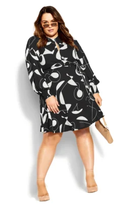 City Chic Black Kelly Dress