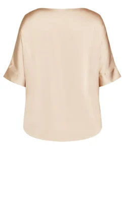 City Chic Refinity Brown Brooklyn Top -Bold Fit Store 217084TAUPE 7