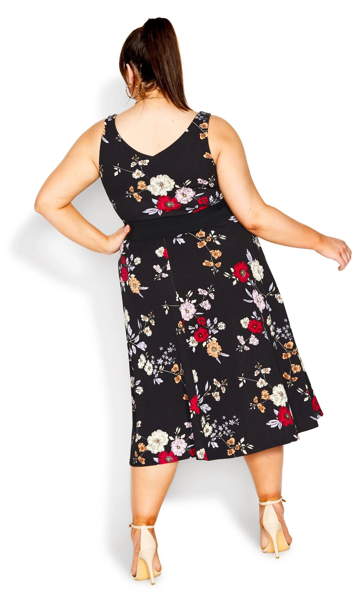 City Chic Black Addy Dress 5 City Chic Black Addy Dress - Image 5