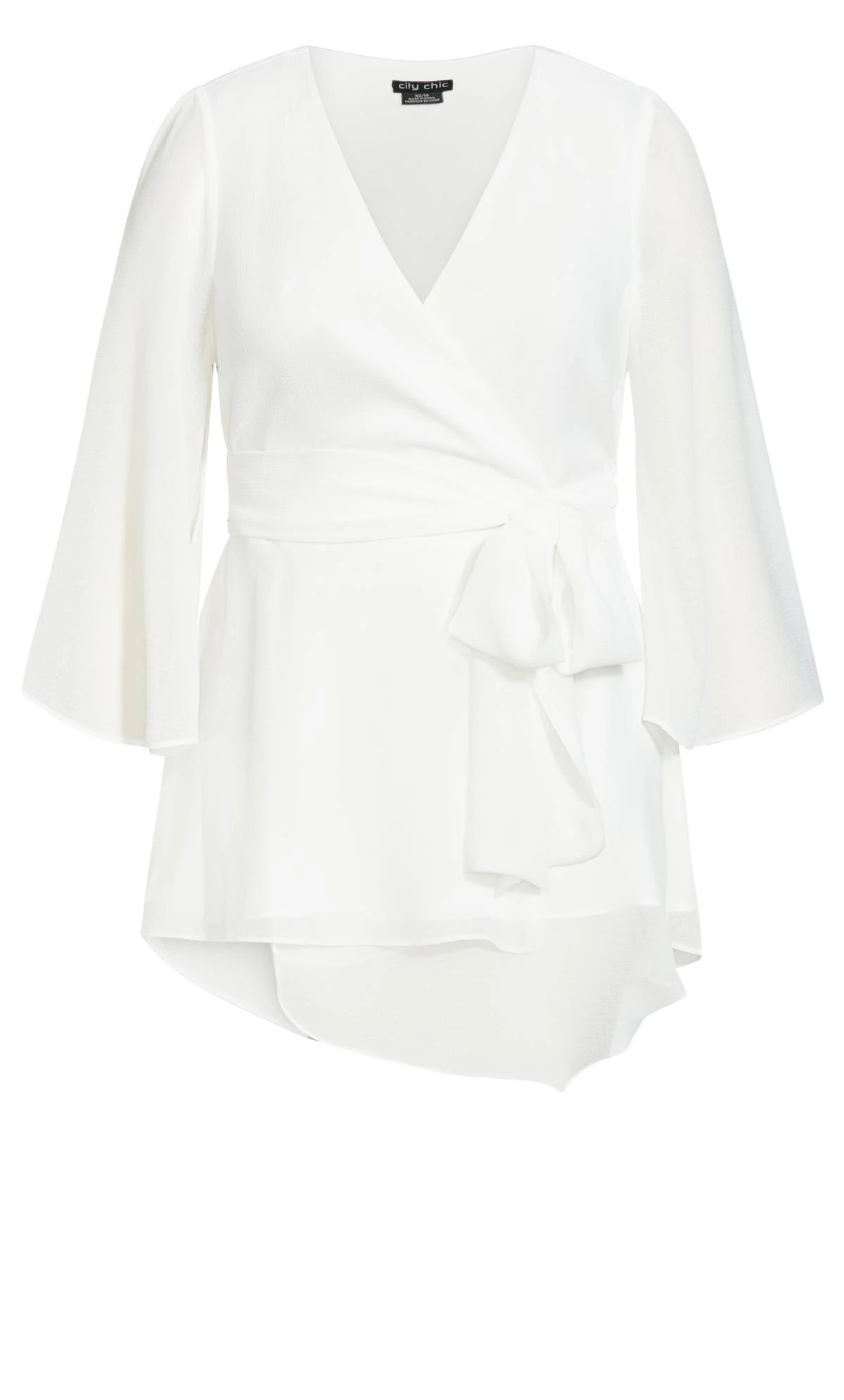 City Chic Cream Arya Top 5 City Chic Cream Arya Top - Image 5