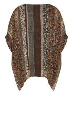 Avenue Mixed Paisley Stripe Top -Bold Fit Store 217822PAISLEYMIXSTRIPE 8