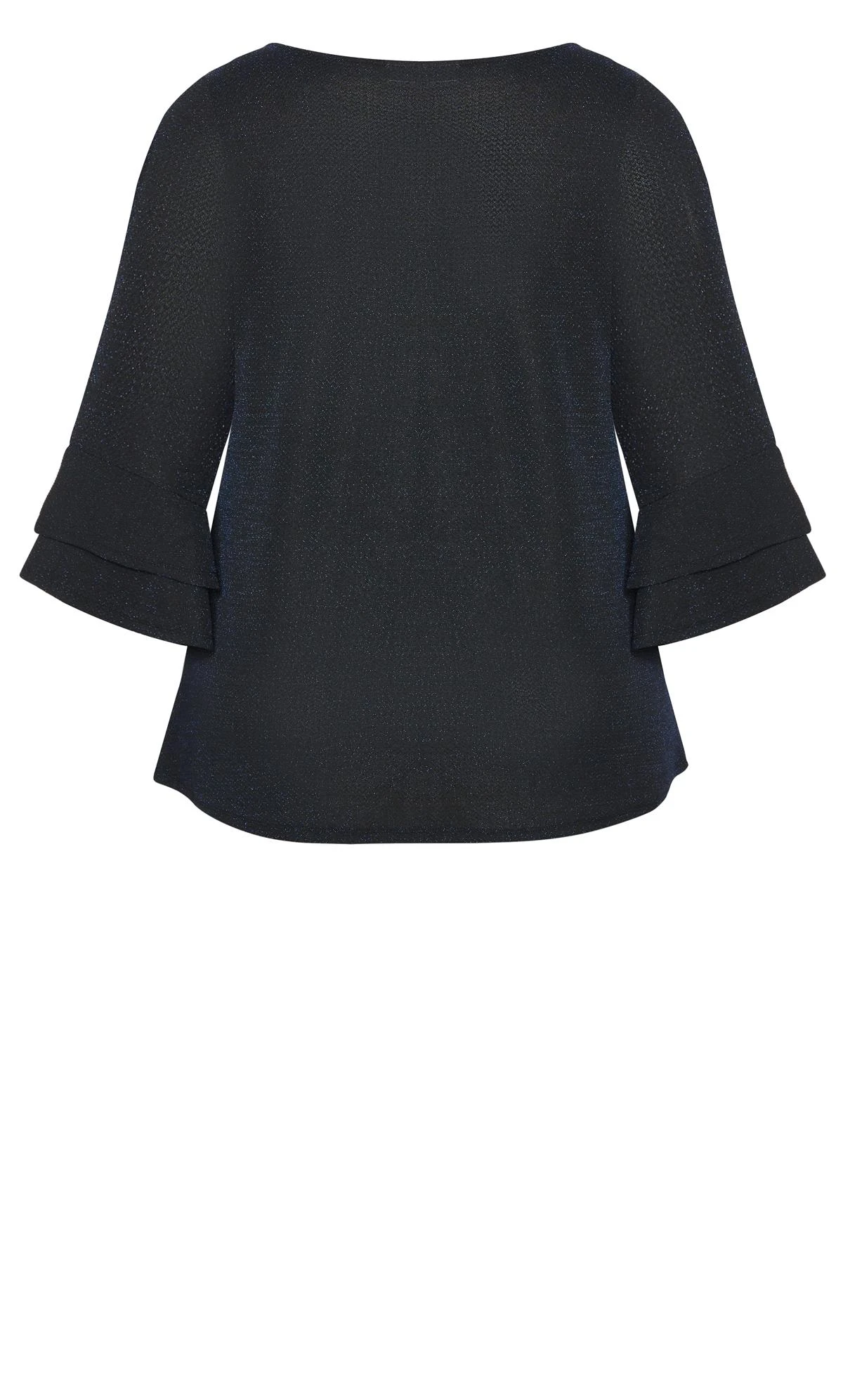 Avenue Ave Studio Midnight Black Angel Sleeve Top 5 Avenue Ave Studio Midnight Black Angel Sleeve Top - Image 5