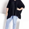 City Chic Isolde Roth Black Parklane Poncho