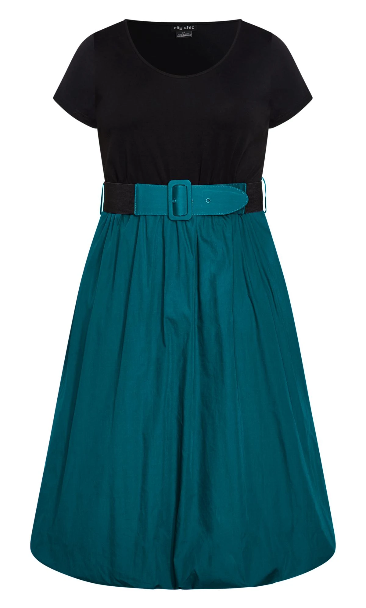 City Chic Green Paris Days Dress 2 City Chic Green Paris Days Dress - Image 2