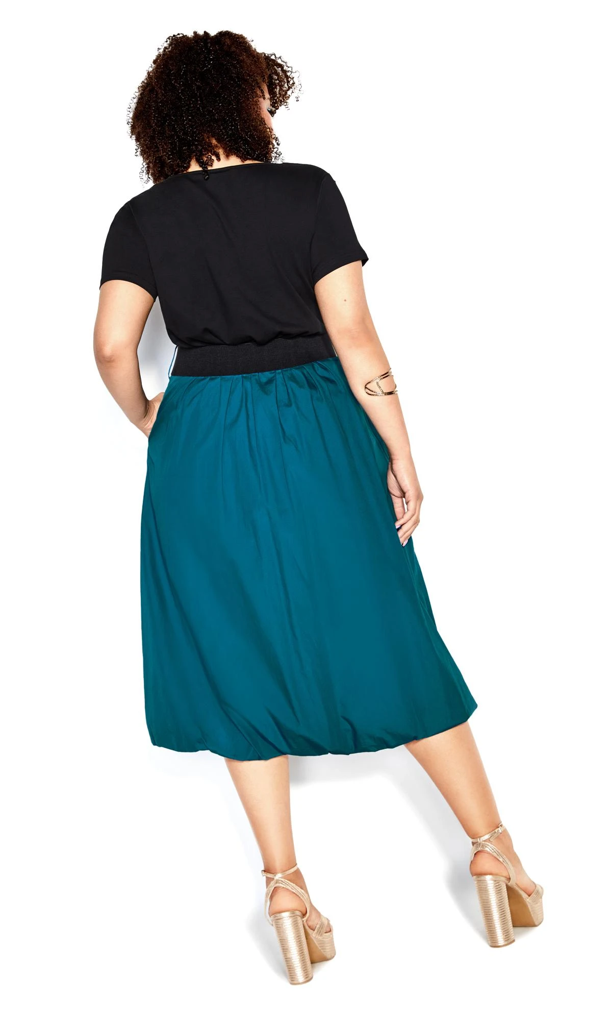 City Chic Green Paris Days Dress 7 City Chic Green Paris Days Dress - Image 7