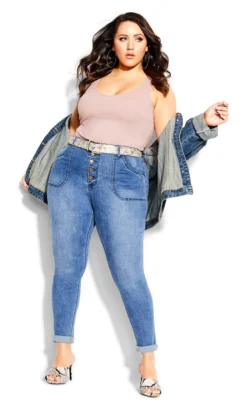 City Chic CCX Pink V-Neck Vest -Bold Fit Store 2 0 201109dustyrose 2