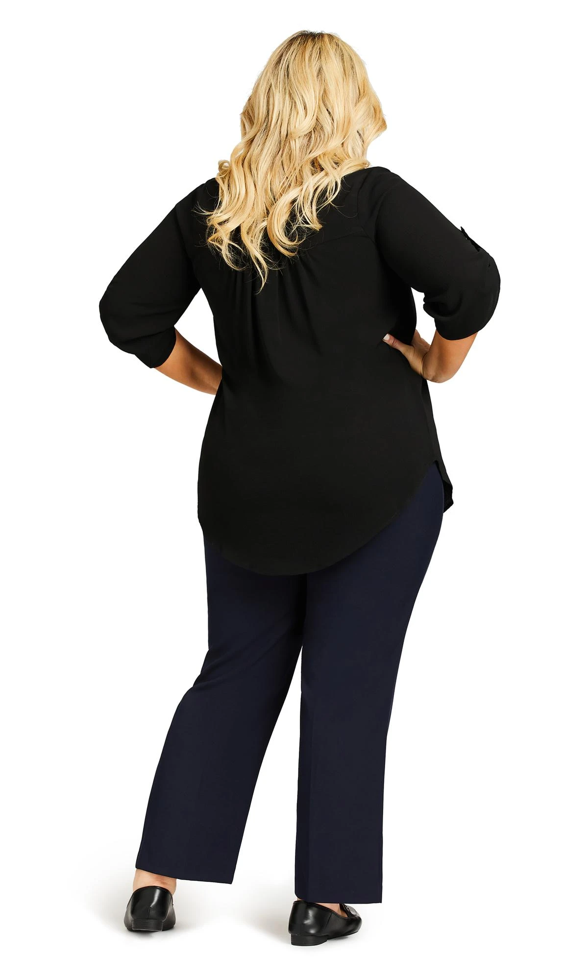 Avenue Navy Straight Leg Trouser 5 Avenue Navy Straight Leg Trouser - Image 5