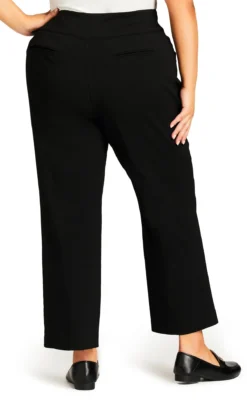 Avenue Black Straight Leg Super Comfort Petite Trousers 9 Avenue Black Straight Leg Super Comfort Petite Trousers -Bold Fit Store 2 0 203923black 104