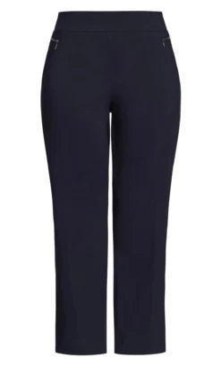 Avenue Navy Blue Super Stretch Straight Leg Trousers - Tall 12 Avenue Navy Blue Super Stretch Straight Leg Trousers - Tall -Bold Fit Store 2 0 203925classicnavy 106