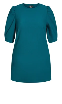 City Chic Green Impulse Vibes Dress -Bold Fit Store 2 0 204079teal 4