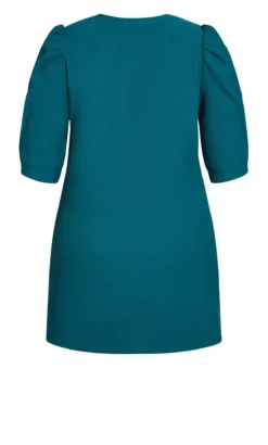 City Chic Green Impulse Vibes Dress -Bold Fit Store 2 0 204079teal 5