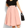 City Chic Pink Paris Days Dress