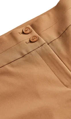 City Chic Brown Affluent Trouser -Bold Fit Store 2 0 205374tan 5