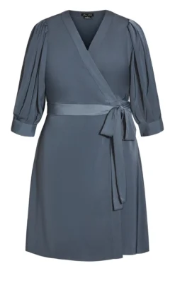 City Chic Grey Sultry Dress -Bold Fit Store 2 0 205384slate 4