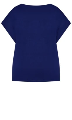 City Chic Ave Studio Blue Hazel Placement Top 11 City Chic Ave Studio Blue Hazel Placement Top -Bold Fit Store 2 0 209144blue 6