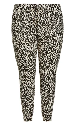 City Chic Zim & Zoe Cream Hacci Print Jogger -Bold Fit Store 2 1 210829pinkanimal 8