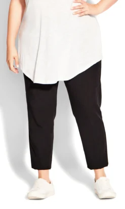 Evans Black Slim Fit Trousers -Bold Fit Store 2 1 211261black 4