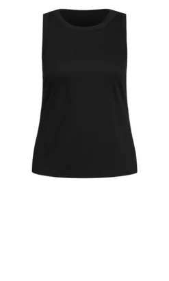 City Chic Black Racer Back Vest Top -Bold Fit Store 2 1 211317black 5