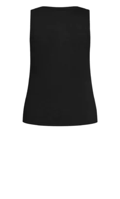 City Chic Black Racer Back Vest Top -Bold Fit Store 2 1 211317black 6