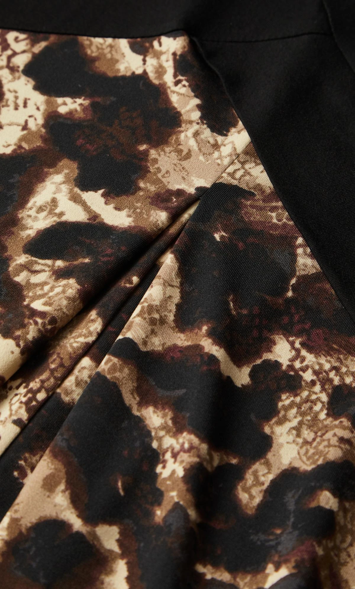 Avenue Black & Leopard Print Drape Pocket Dress 5 Avenue Black & Leopard Print Drape Pocket Dress - Image 5