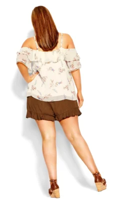 City Chic Cream Juliet Floral Top -Bold Fit Store 2 1 212030pearljulietfl 5