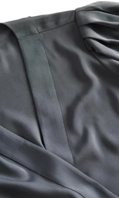 City Chic Grey Belted Wrap Top -Bold Fit Store 2 1 212068slate 7