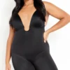 City Chic Black Smooth & Chic Plunge Bodyshaper