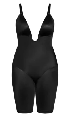 City Chic Black Smooth & Chic Plunge Bodyshaper -Bold Fit Store 2 1 212234black 6