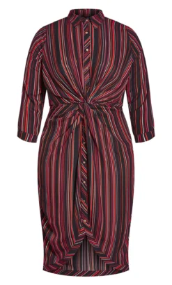 City Chic Black Amber Dress 7 City Chic Black Amber Dress -Bold Fit Store 2 1 212391amberstripe 3