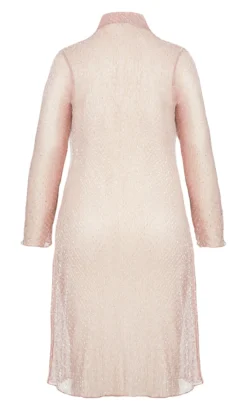 Evans Pink Plisse Kimono -Bold Fit Store 2 1 213661blush 12