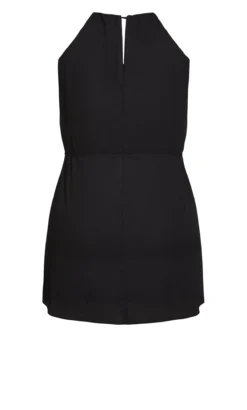 City Chic Black Halterneck Waterfall Top -Bold Fit Store 2 1 216372black 6