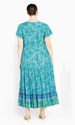 Avenue Blue Sandy Midi Dress -Bold Fit Store 2 1 216553aquaseachange 2a