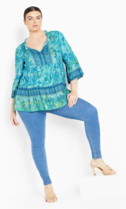 Avenue Blue Sea Change Top -Bold Fit Store 2 1 216554aquaseachange 2a
