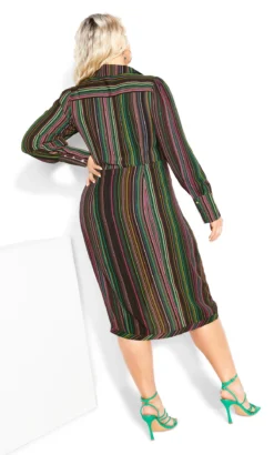 City Chic Multi Bethany Dress -Bold Fit Store 2 1 216860illusion 14