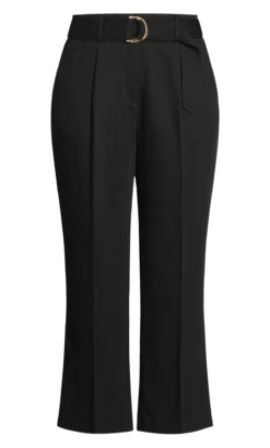 City Chic Oxblood Red High Waisted Trousers -Bold Fit Store 2 1 216893black 4