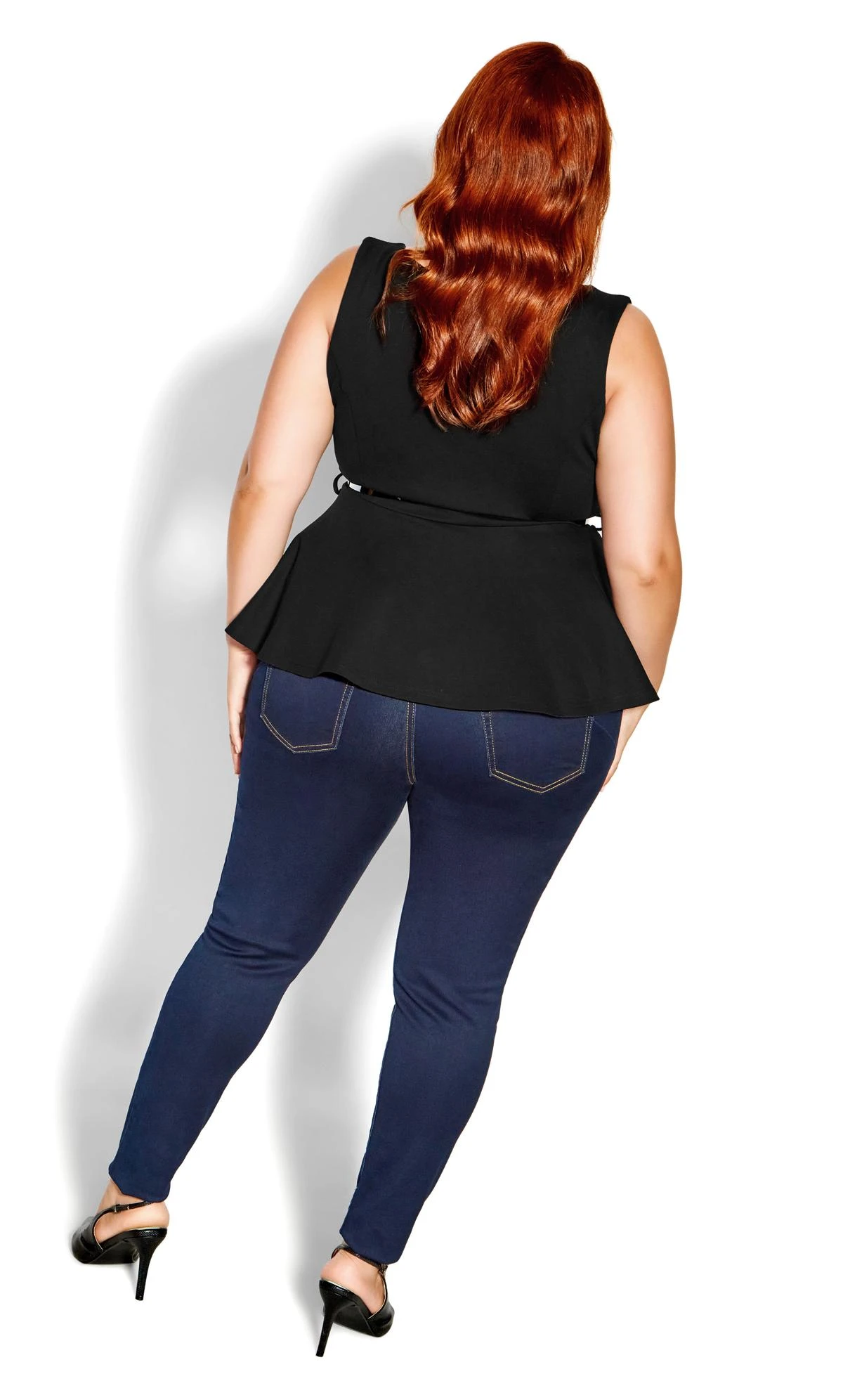 City Chic Black Aubrey Top 4 City Chic Black Aubrey Top - Image 4